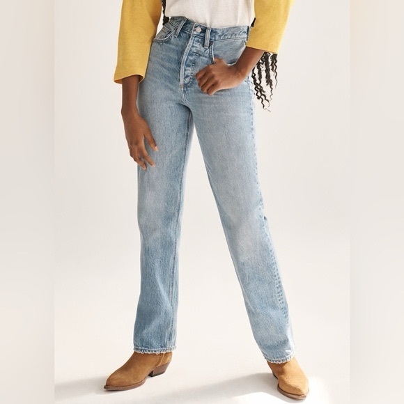 Aritzia Denim Forum The Joni High Rise Loose 32L - Picture 7 of 15